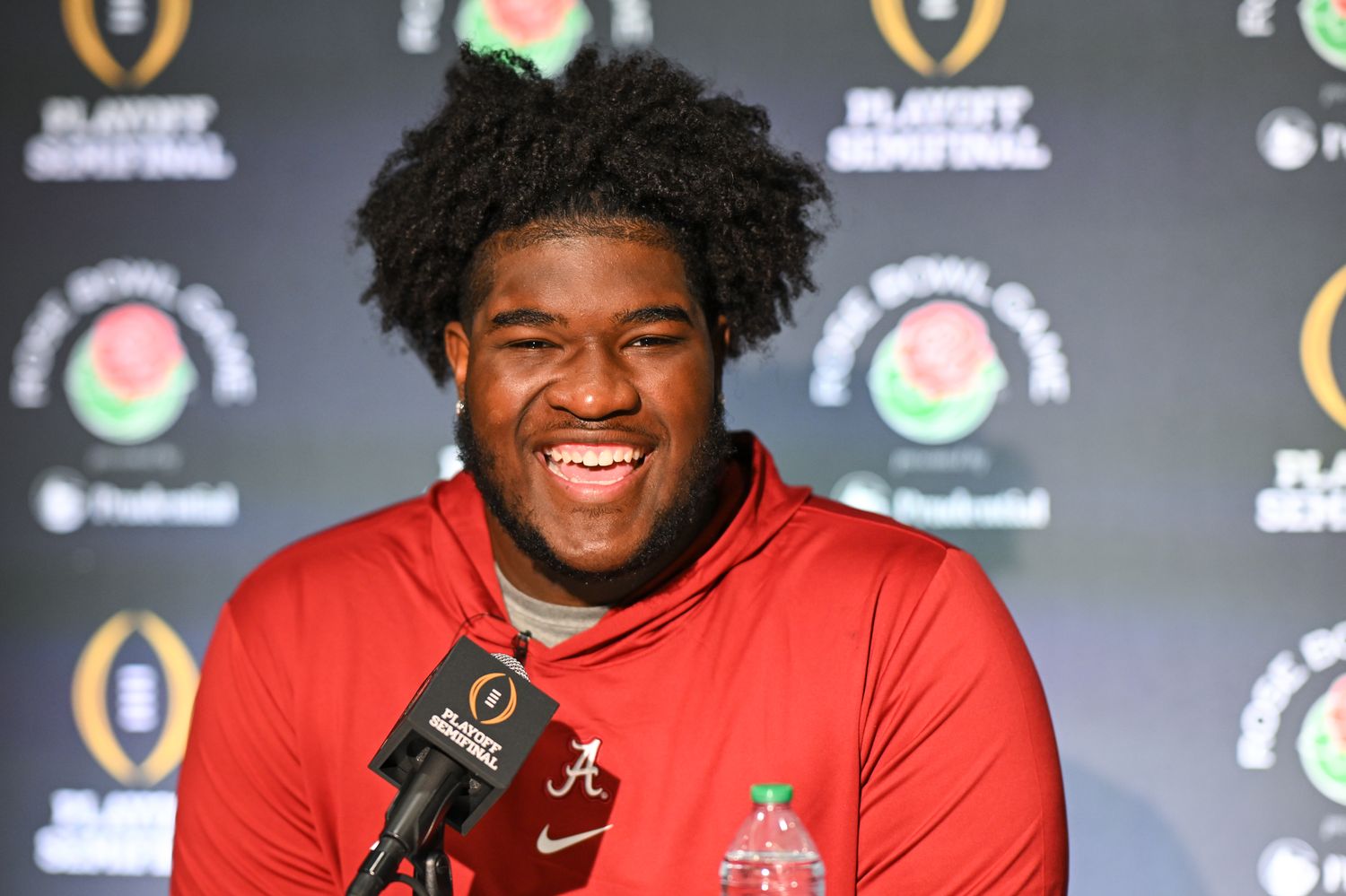 Tyler Booker, Rose Bowl media availability
